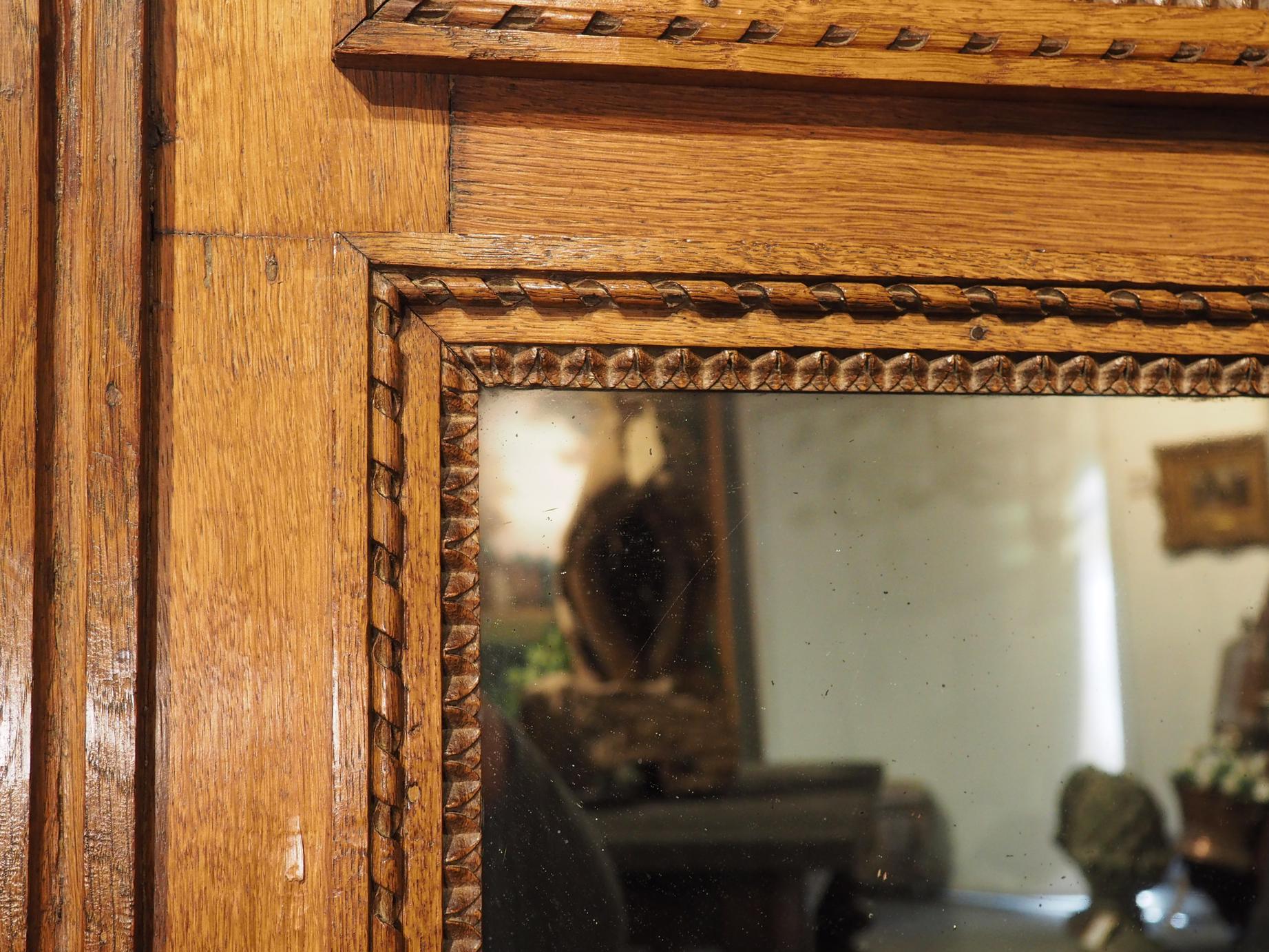 Fluted Bow Mirror