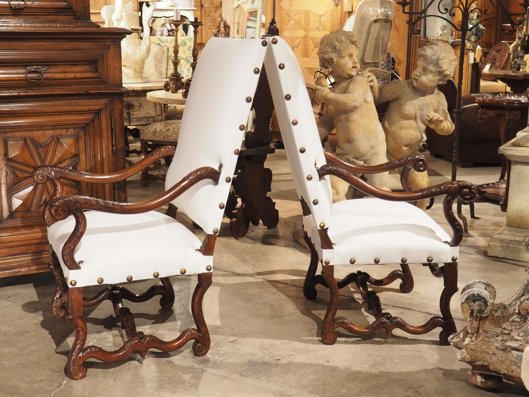 French Louis XVI Gilt Wood Parlor Chairs- Pair