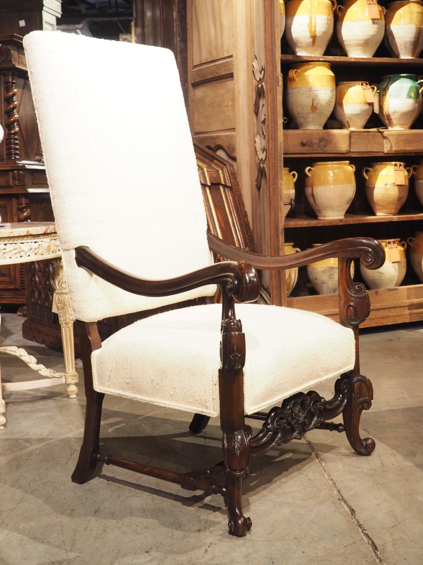 Rare Reclining Chair Louis XIV