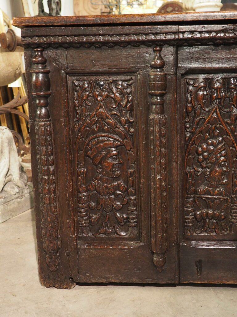 16th Century French Renaissance Chest in Carved Oak - Le Louvre French ...