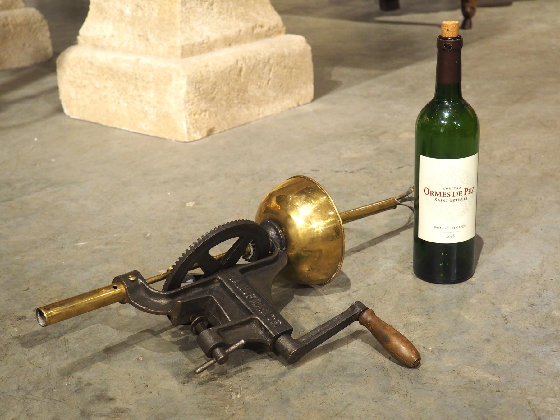 Antique French Wine Bottle Cleaner, Manufrance, Circa 1900 - Le