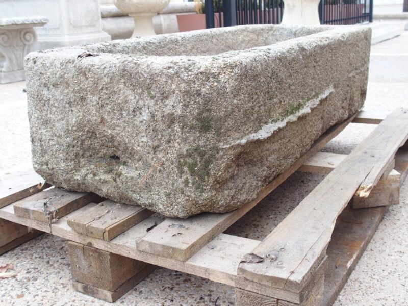 Antique Carved Granite Farm Trough from Normandy, France, 19th Century - Image 10