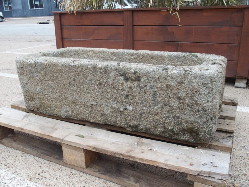 Antique Carved Granite Farm Trough from Normandy, France, 19th Century - Image 7