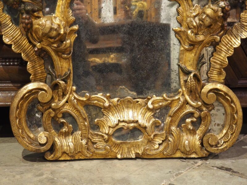 A Baroque Period Giltwood Altar Mirror from Dijon, France, Late 17th Century - Image 3