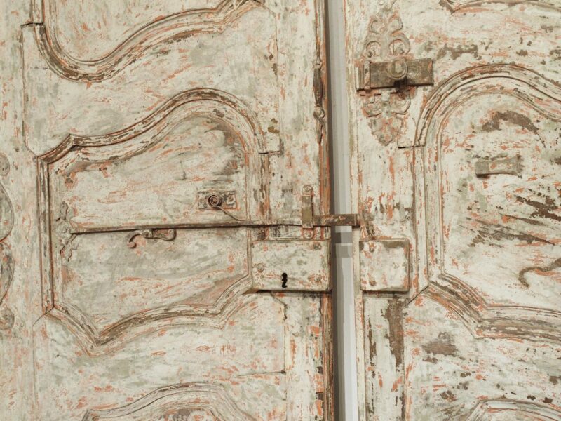 Set of Four Painted 18th Century Interior Doors from Provence, France - Image 14