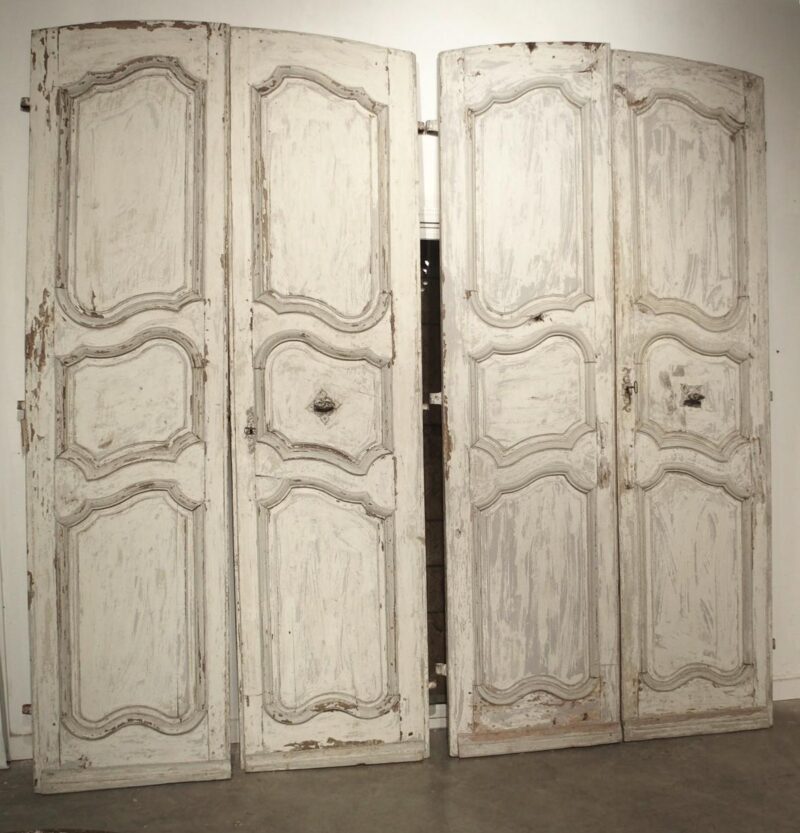 Set of Four Painted 18th Century Interior Doors from Provence, France - Image 5