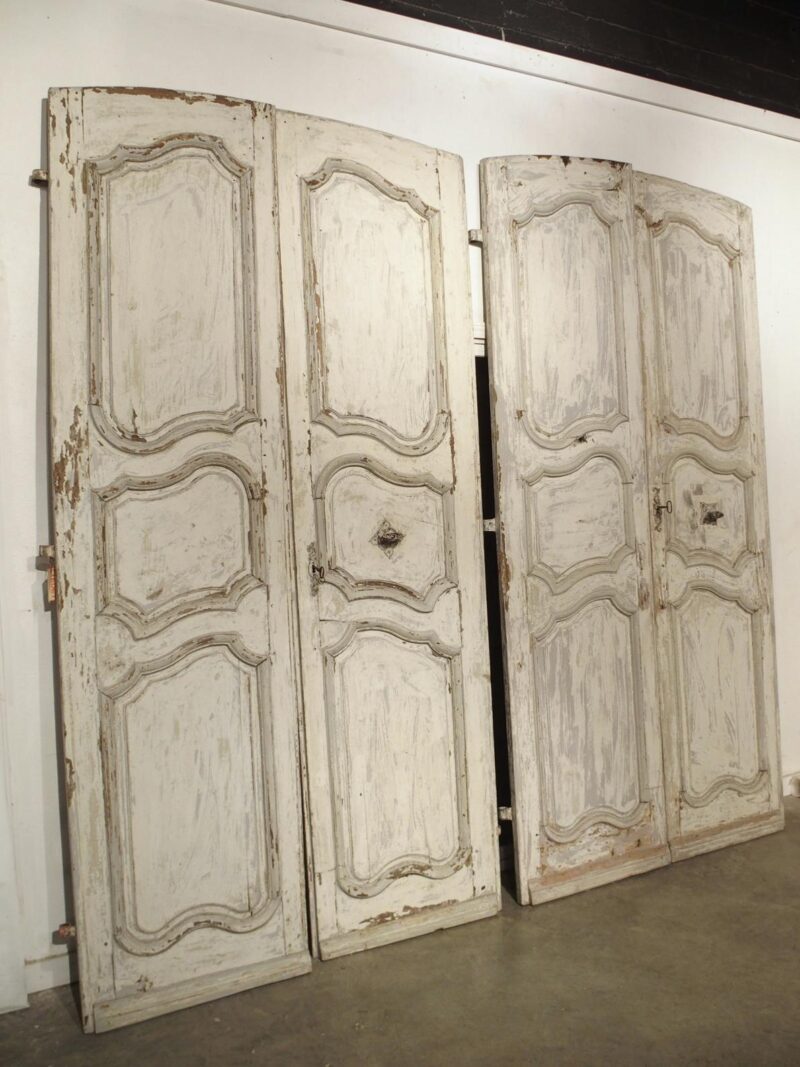 Set of Four Painted 18th Century Interior Doors from Provence, France - Image 11