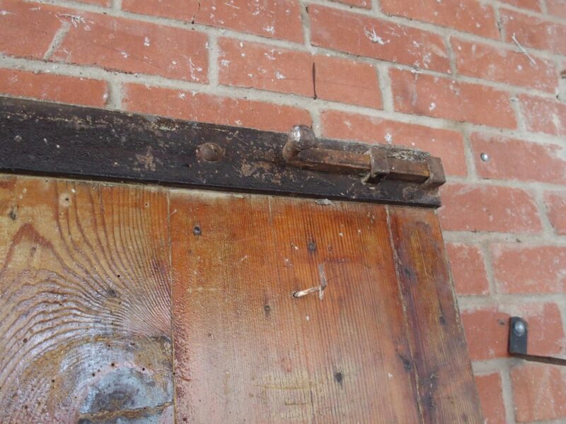 Heavy 19th Century French Walnut Entry Door with Carved Urn and Foliate Motifs - Image 3