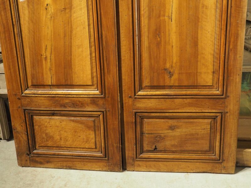 Pair of Tall 18th Century Walnut Interior Doors from Aix-en-Provence, France - Image 8