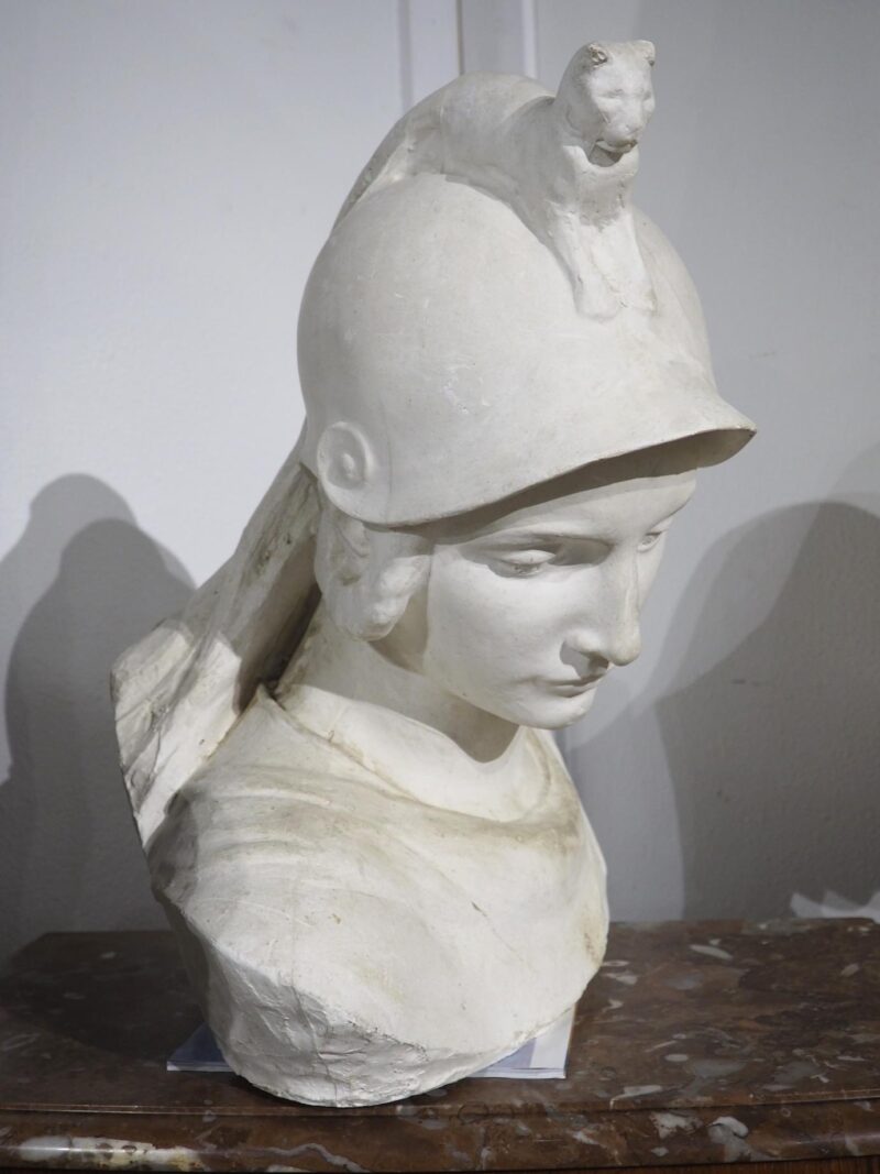 French Plaster Bust of a Greek God, Circa 1930s - Image 3