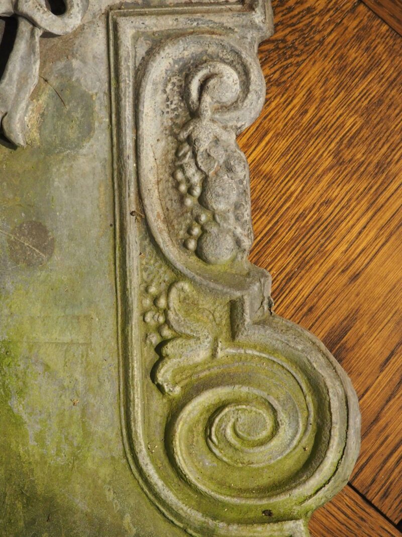 A Vintage Lead Rams Head Wall Fountain from England - Image 17