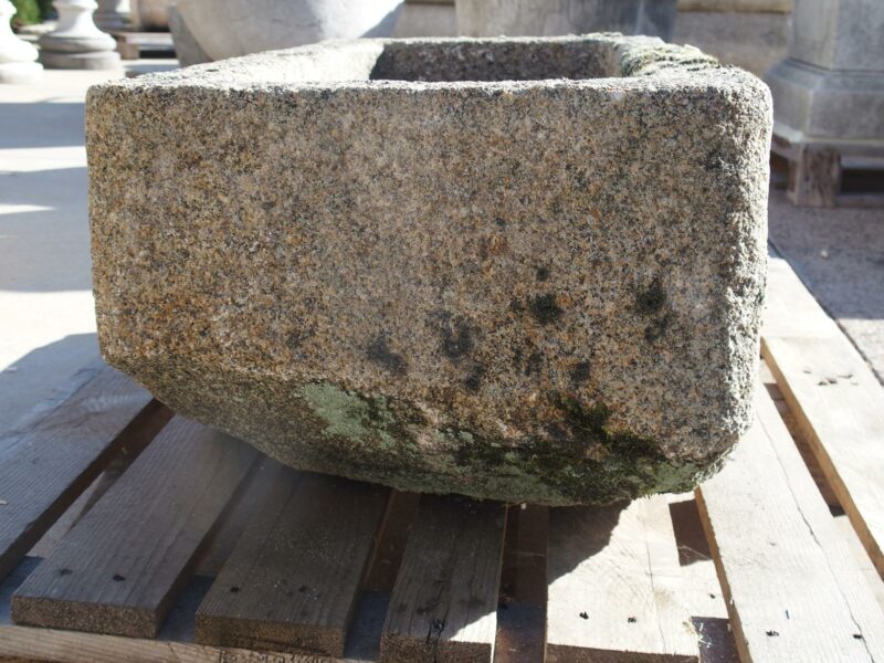 Antique Carved Granite Farm Trough from Normandy, France, 19th Century - Image 9