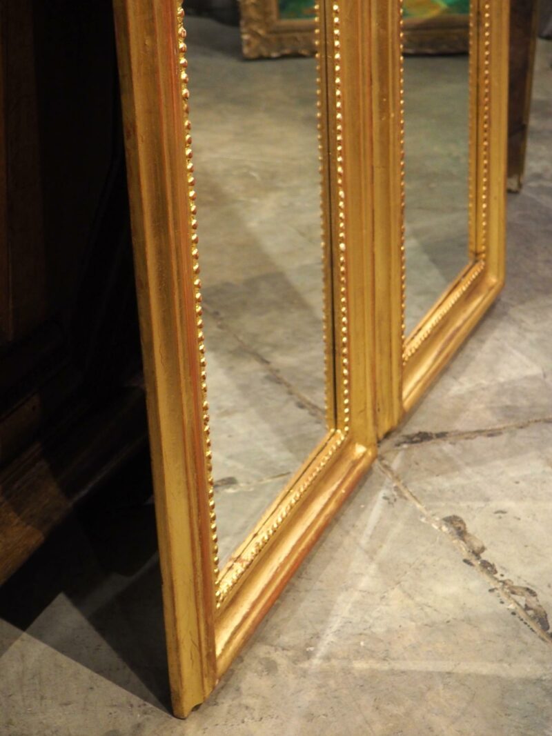 Pair of Hand Carved Louis Philippe Style Dressing Mirrors with Beveled Glass - Image 10