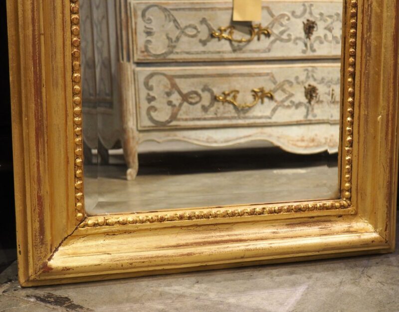 Pair of Hand Carved Louis Philippe Style Dressing Mirrors with Beveled Glass - Image 6