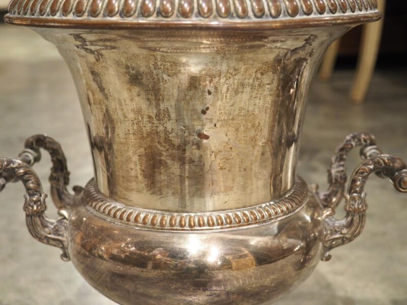 Pair of Antique French Silver Plated Champagne Buckets, Paris, 19th Century - Image 9