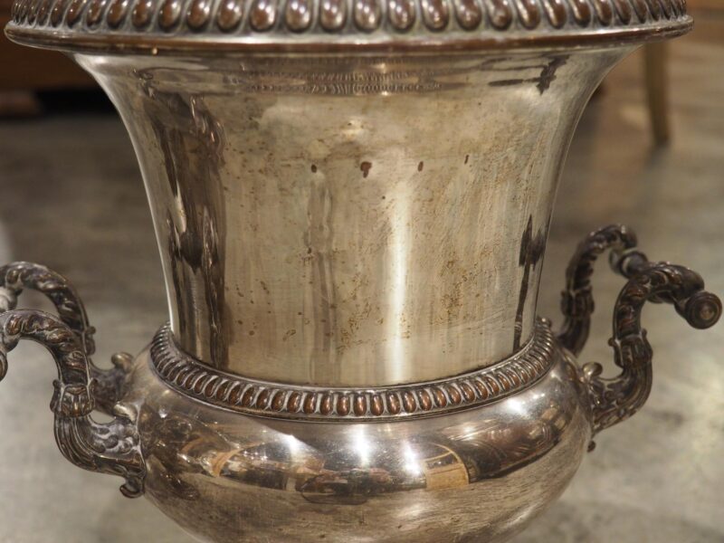 Pair of Antique French Silver Plated Champagne Buckets, Paris, 19th Century - Image 10