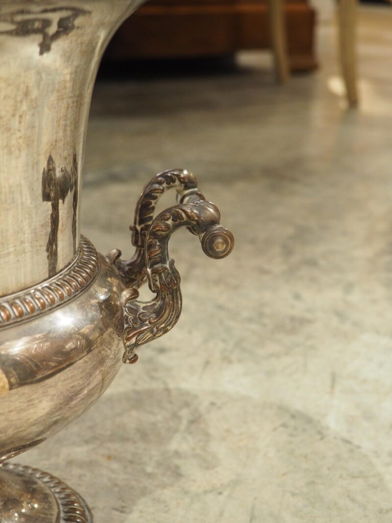 Pair of Antique French Silver Plated Champagne Buckets, Paris, 19th Century - Image 11