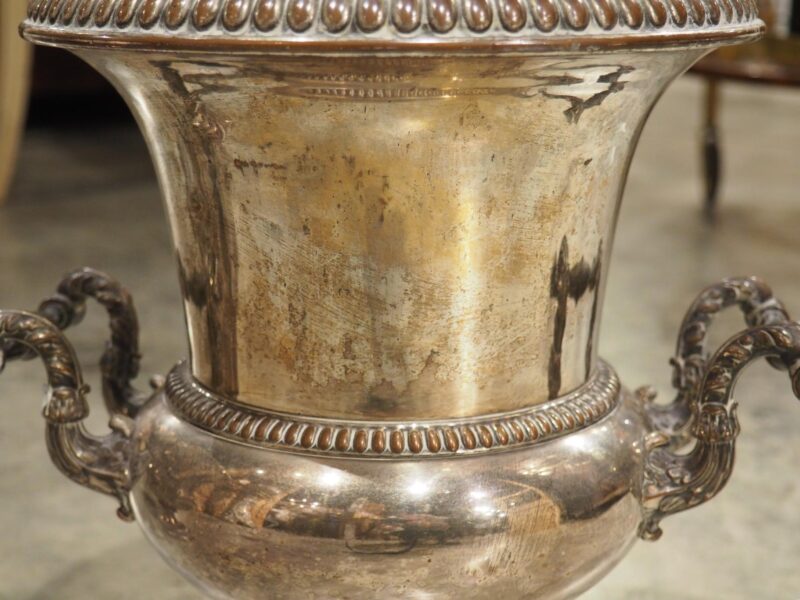 Pair of Antique French Silver Plated Champagne Buckets, Paris, 19th Century - Image 16