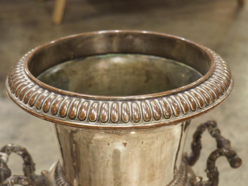 Pair of Antique French Silver Plated Champagne Buckets, Paris, 19th Century - Image 5