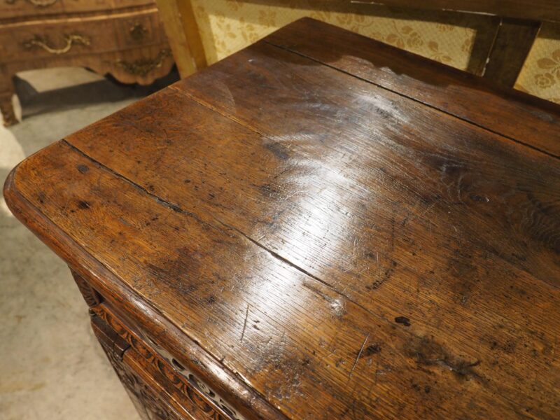 Antique French Oak Buffet with Steel Hardware from Normandy, France, Circa 1830 - Image 20