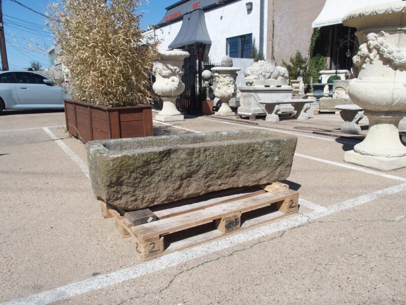 Antique Carved Granite Farm Trough from Normandy, France, 19th Century - Image 10