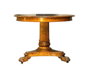 Antique Carved Maple Center Table from France