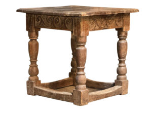 Small 18th Century English Oak Side Table
