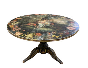 Napoleon III Painted French Center Table Circa 1850
