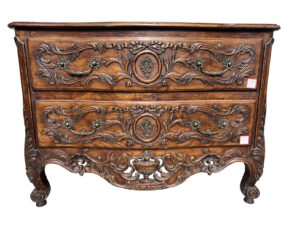 Late 18th Century Walnut 2-Drawer Commode from Arles, France