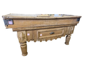 Heavy 1920s French Butcher Block Island